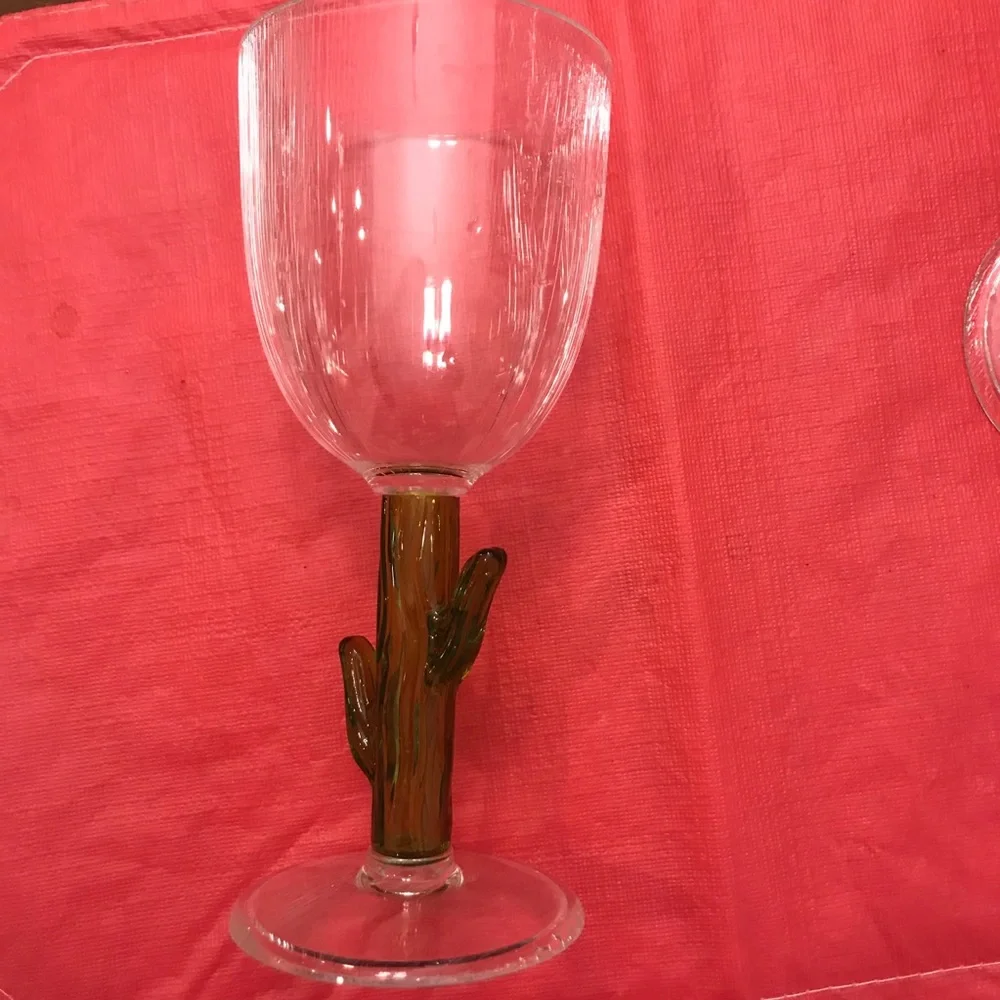 Plastic Southwest or Mexico Themed Goblets 4 pcs